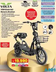 VOLTA VSM ELEKTRİKLİ MOTORLU BİSİKLET